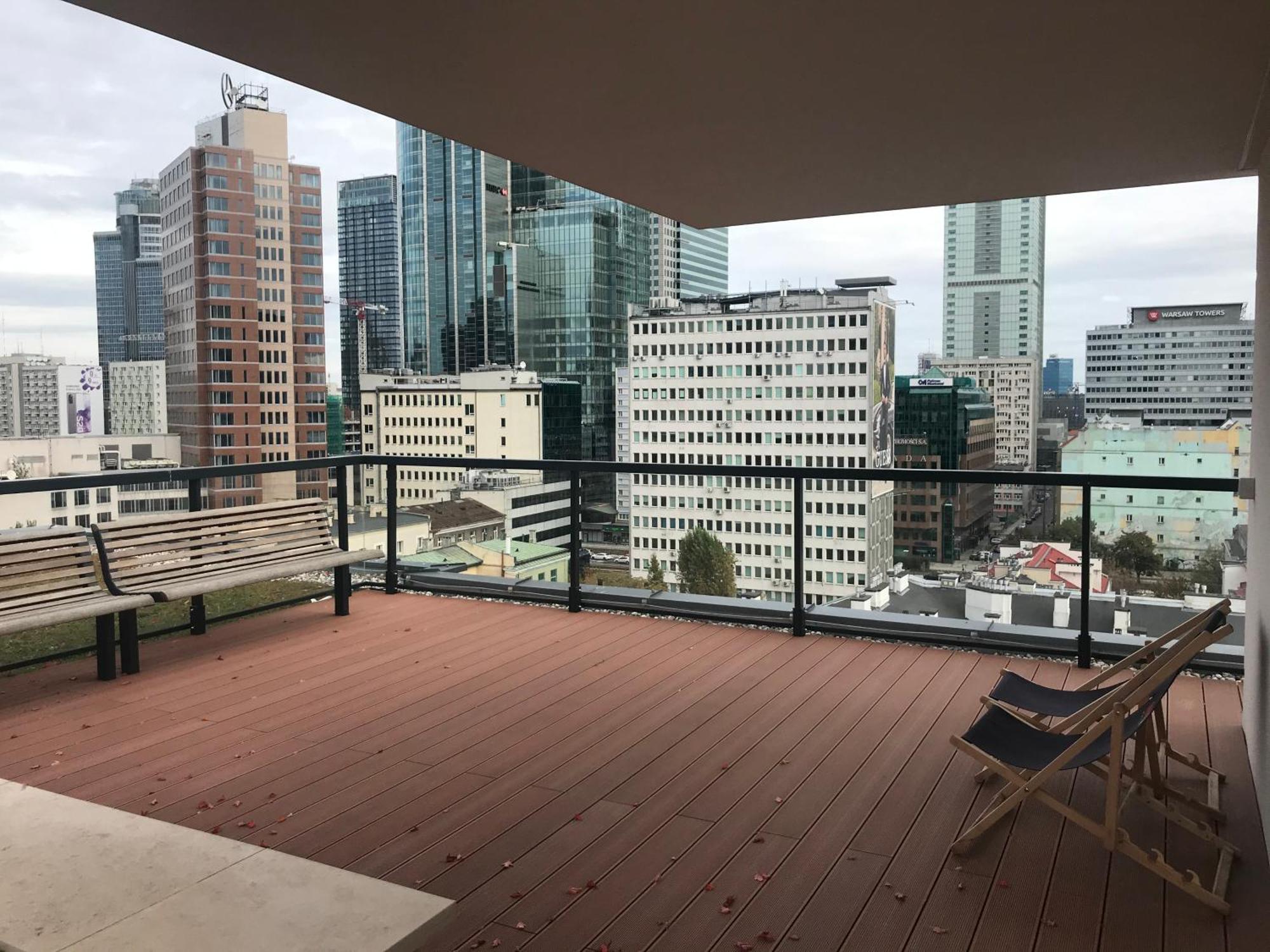 Sienna 65 - Taras Na Dachu Z Panorama 360 Na Warszawe -Roof Terrace With A Beautiful View - Prywatny Balkon - Private Balcony - Better Rental Varsóvia Exterior foto